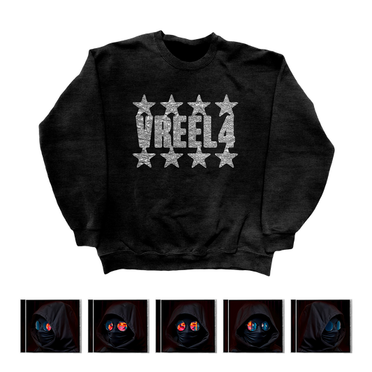 5 CDs "VRÉEL 4" + CREWNECK